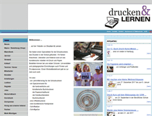 Tablet Screenshot of drucken-und-lernen.de
